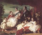 Franz Xaver Winterhalter The Family of Queen Victoria (mk25) Spain oil painting artist